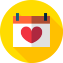 time and date,heart,love,calendar,date,valentines day,love and romance,romantic,wedding day